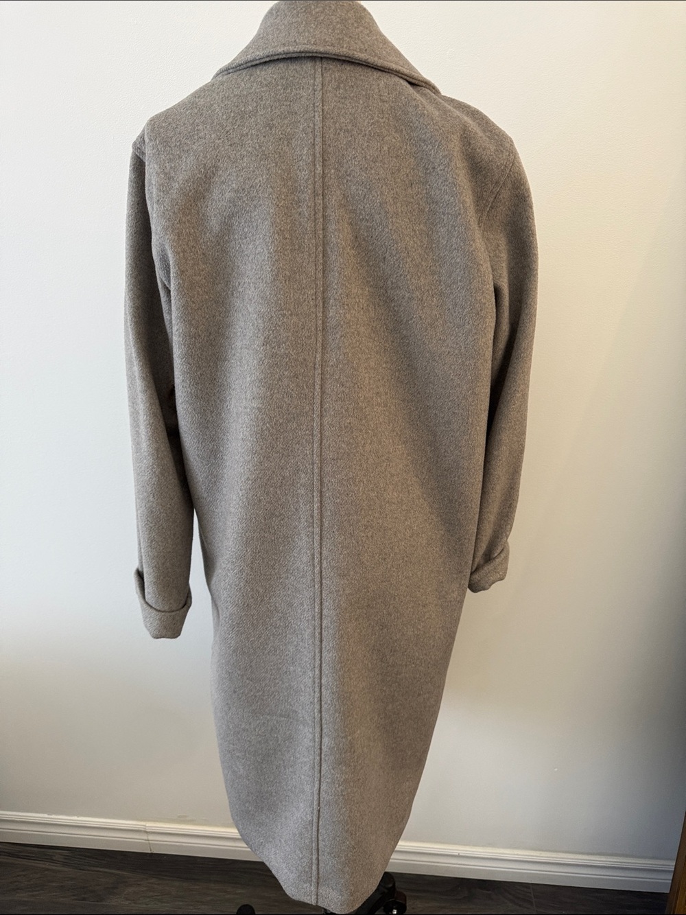 Grey Open-Front Coat Cardigan - Picture 2 of 7